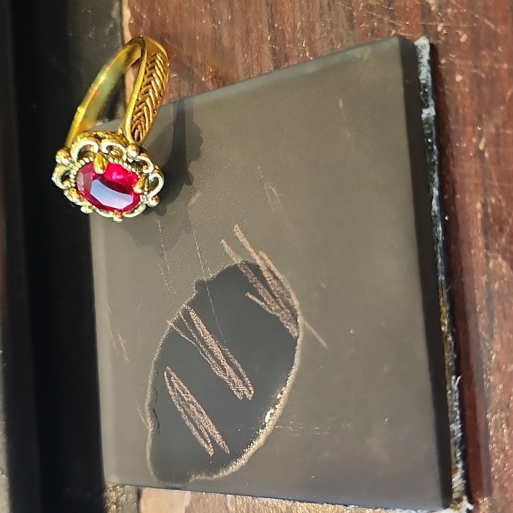 10kt And Ruby Ring - image 1